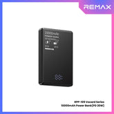 REMAX - RPP-109 Vocard Pro Series 10000mAh PD Magnetic Wireless Power Bank(PD 20W) - Black